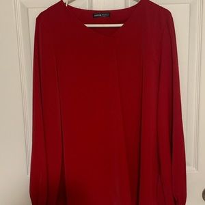 SHEIN long puff sleeve blouse